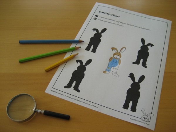 Schattenrätsel mit Manni Muthase für Kinder